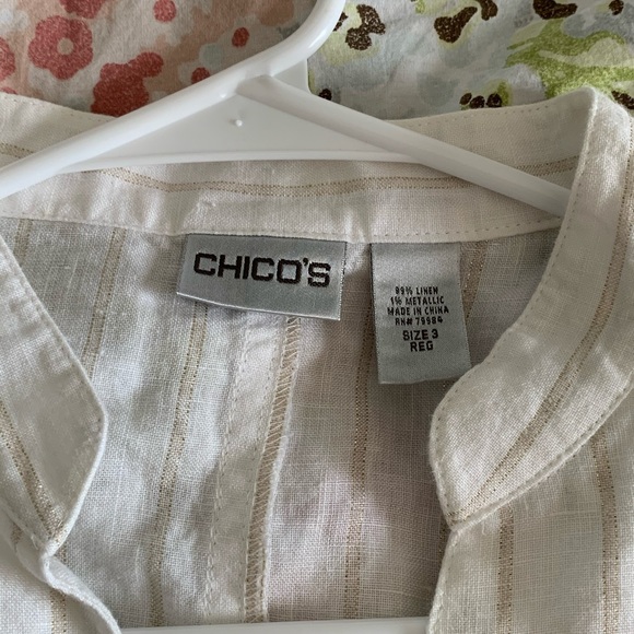 Chico’s Linen Tunic - Picture 4 of 6